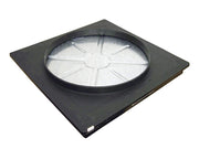 square to round recessed manhole cover 