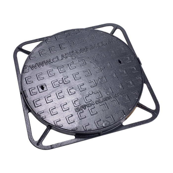 B125 Ductile Iron Solid Top Cover & Frame