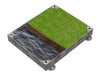 900 x 600 recessed manhole cover grasstop infill 
