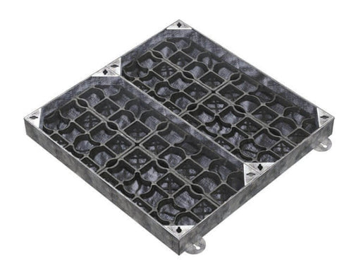 900 x 900 recessed manhole cover gravel infill