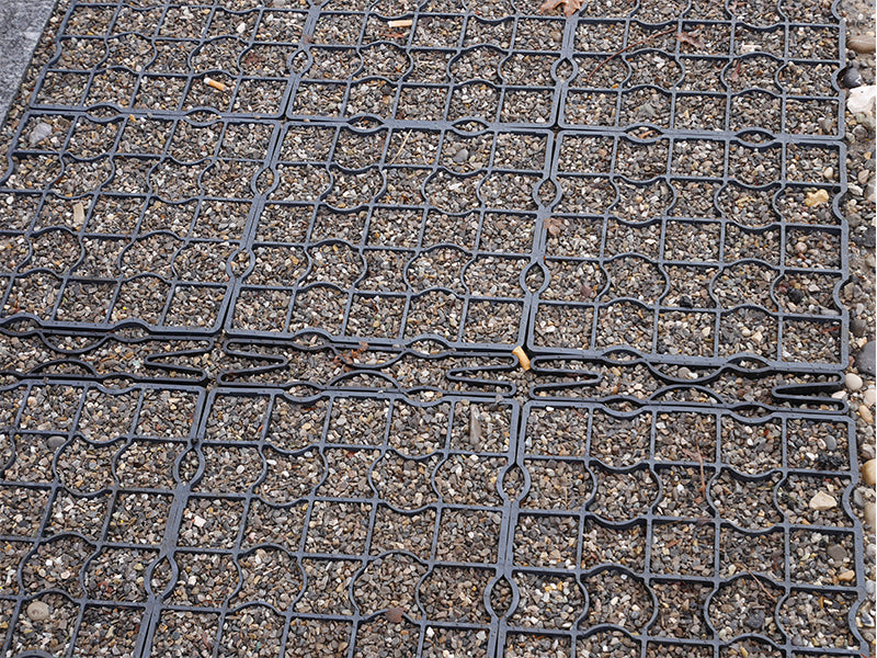 Permeable Paving Curve Section For EcoGrid