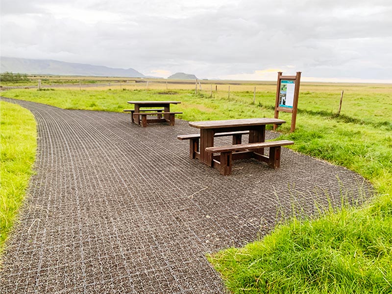 The Pedestrian / Light Vehicle Ground Reinforcement Grid - EcoGrid E30