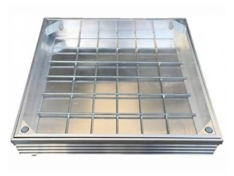 Alusthetic Double Sealed Recessed Manhole Covers - 60mm Overall Depth