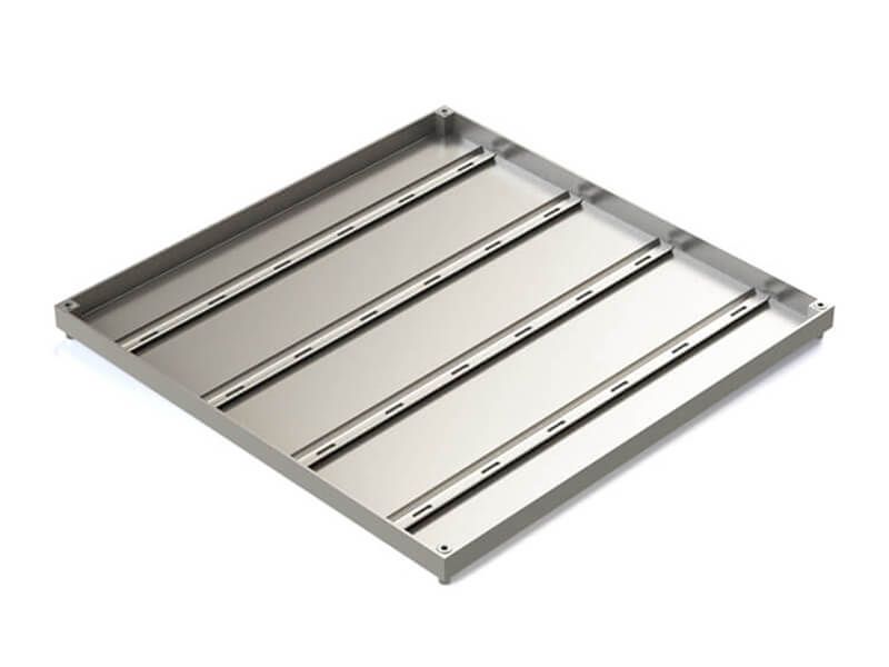 600 x 600 x 32mm Double Sealed & Locking Stainless Steel 316 Recessed Manhole Cover